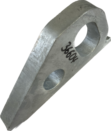 36604 Zurring, klappbar, verzinkt, 120 mm